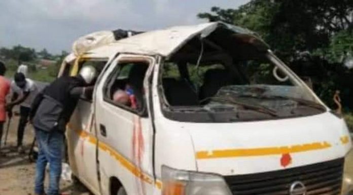 Five including an 8-month-old baby crashed to death at Adeiso