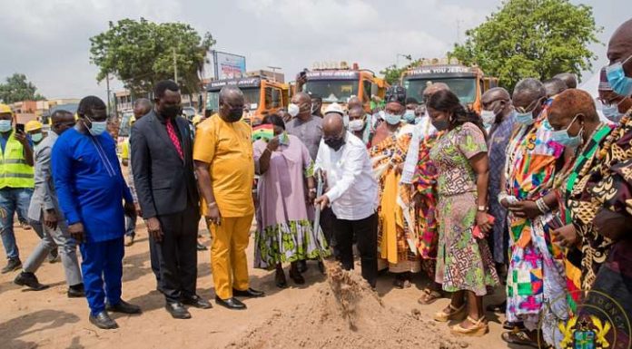 Akufo-Addo cuts sod for Gh¢32million Accra Stem Academy; to be completed in 24 months