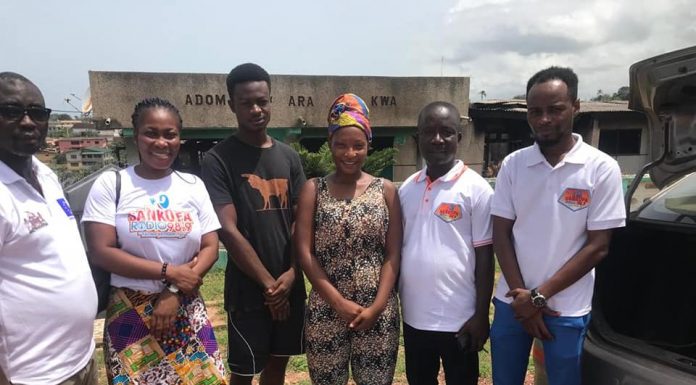 PHOTOS: TTU Student Fire Victims receive Relief Items from Sankofa Radio 98.9