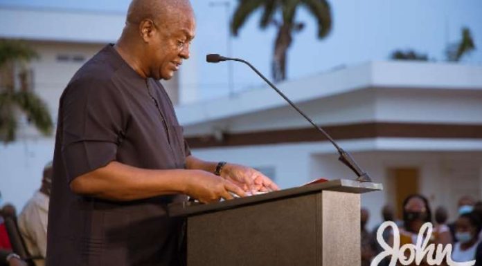 A new NDC gov’t God willing will cancel E-levy – Mahama