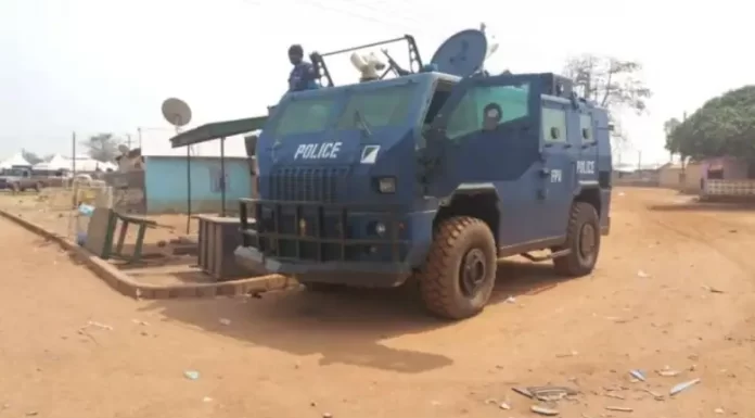Nkoranza: One dies, six suspects escape as irate youth attack police station