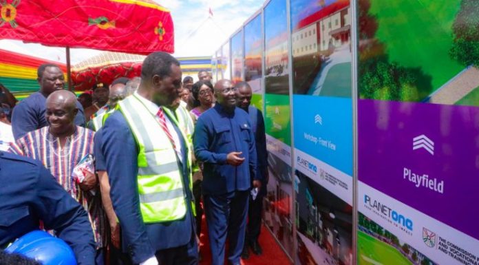 Bawumia cuts sod for the construction of 32 State of the Art TVET Institutions