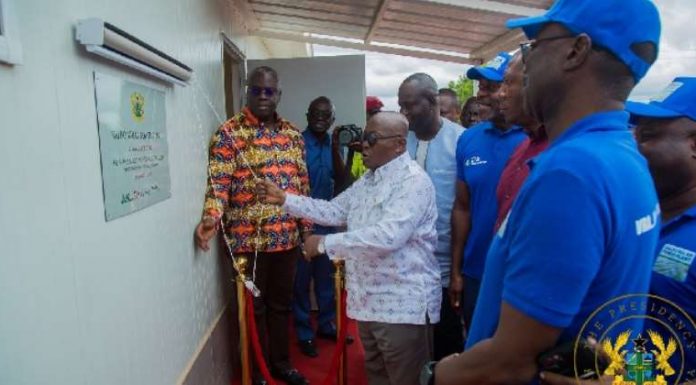 Akufo-Addo commissions 13mw Kaleo Solar Power Project