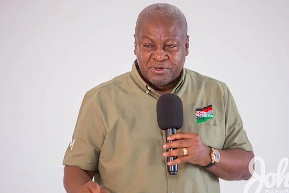 Punish the NPP for neglecting your region in 8 years – Mahama tells Ashanti region voters