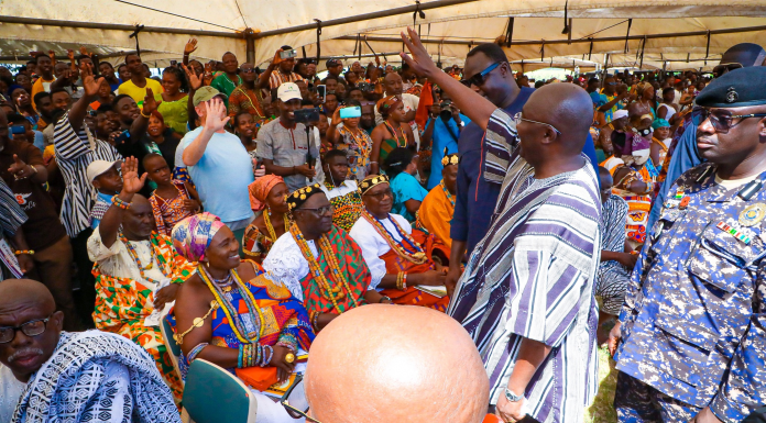 Bawumia receives rousing welcome from Anlo State at Hogbetsotso Festival