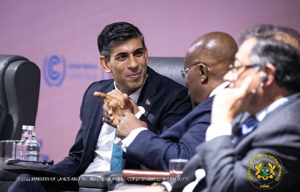 Akufo-Addo meets new UK Prime Minister Sunak