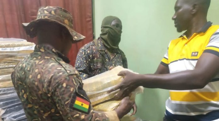 981 parcels of suspected marijuana intercepted near Burkina Faso border