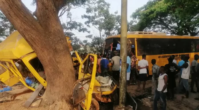 Photos: ‘New Year’ accident kills 4 in Takoradi