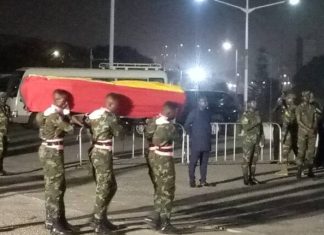 Ghana receives Atsu’s mortal remains with solemn ceremony