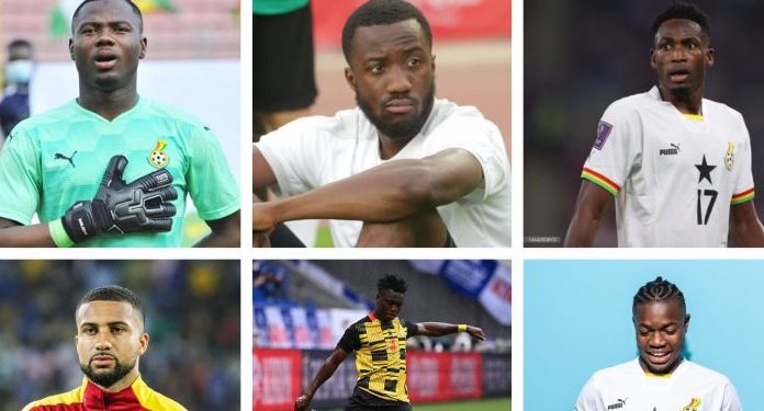 AFCON 2023 qualifiers: 6 major absentees from the new Black Stars squad