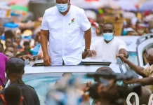Mahama takes campaign to Bono East