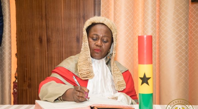 Justice Gertrude Araba Esaaba Torkornoo To Be Vetted By The Appointments Committee of Parliament.