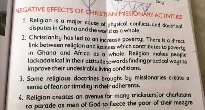 NaCCA Demands Immediate Withdrawal Of Controversial History Textbook Against Christianity.