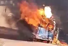Three minors dead, others hospitalized in bus fire at Obuasi