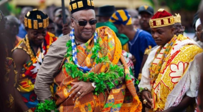 Mahama enstooled as chief in Ketu-North; he’s now Togbi Dunenyo I