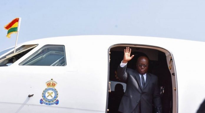 Akufo-Addo leaves for Munich, Addis Ababa