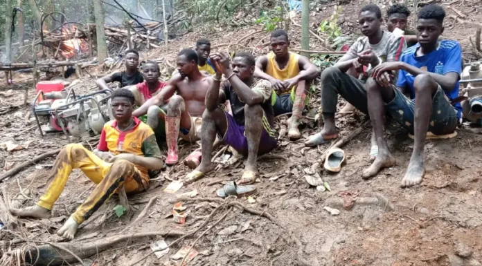 10 illegal miners arrested in Boin Forest Reserve